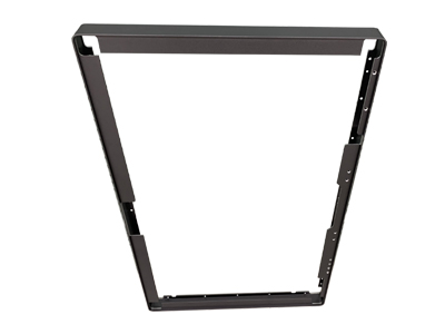 Matte black aluminum alloy advertising machine frame